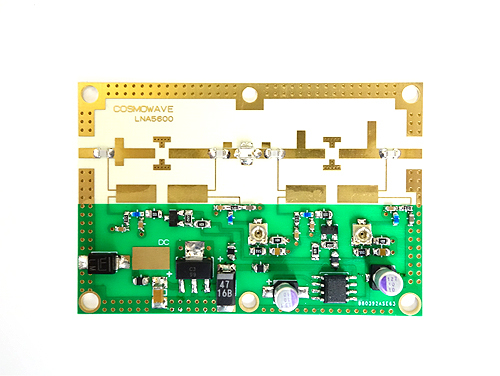 5.6GHz帯 プリアンプ パーツ実装基板 5600MHz　【受注生産】【組込み用】_画像1