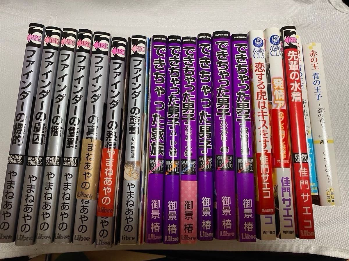 SALEにてまとめ売り　BL漫画16冊、小説2冊