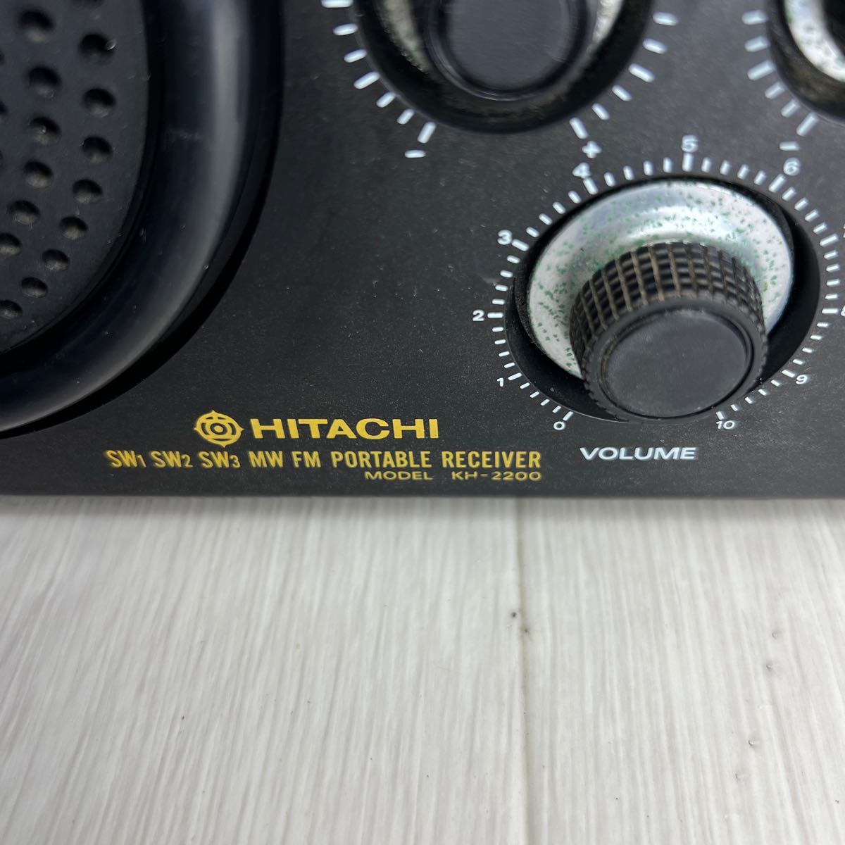 HITACHI 日立 SERGERAM サージラム BCLラジオ KH-2200 動作未確認【ジャンク】_画像4