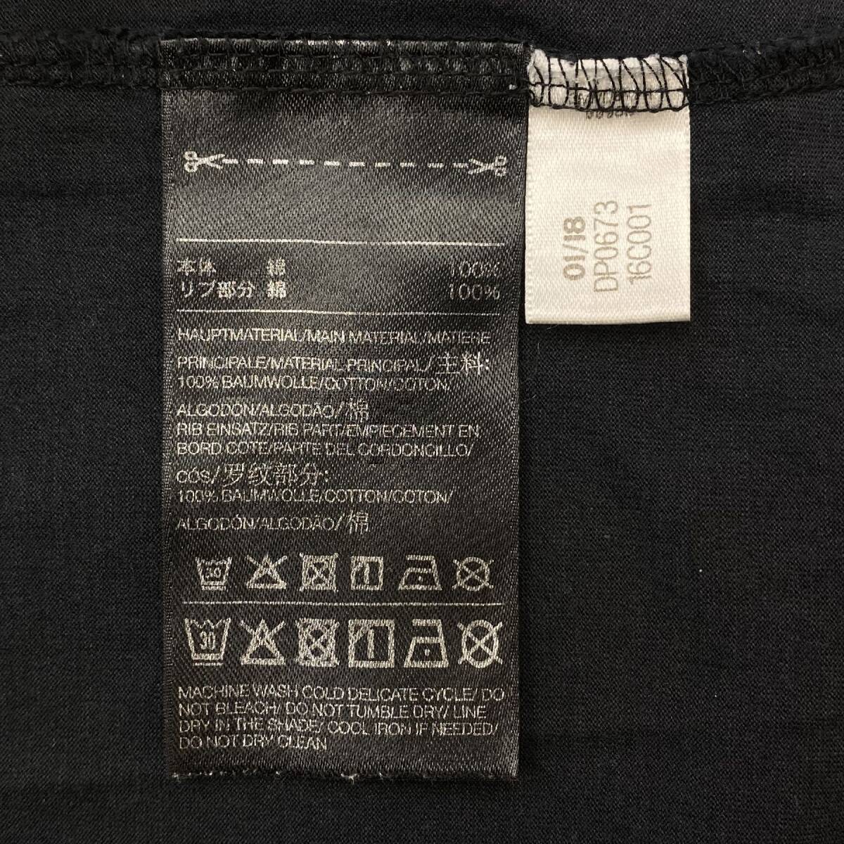 Y-3wa chair Lee YOHJI YAMAMOTO Yohji Yamamoto adidas Adidas 18SS Logo handwriting . paint print big T-shirt cut and sewn M