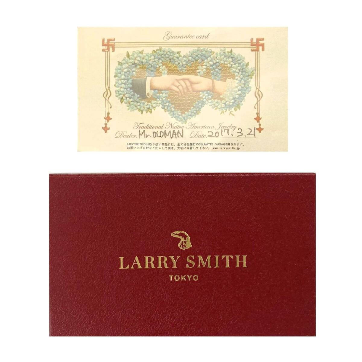 LARRY SMITH ラリースミス シェル アポロ コンチョ サンダーバード アロー スタンプワーク バングル ブレスレット カゼキリ フェザー_画像10