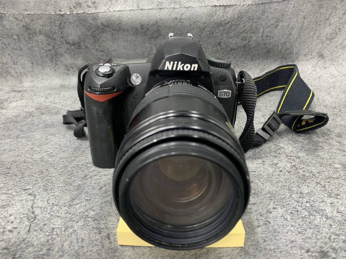 【 Nikon D70 SIGMA レンズ付き 動作未確認 デジタル一眼レフカメラ 】ニコン カメラ 撮影 ベタつき有 パーツ取りなど_画像1