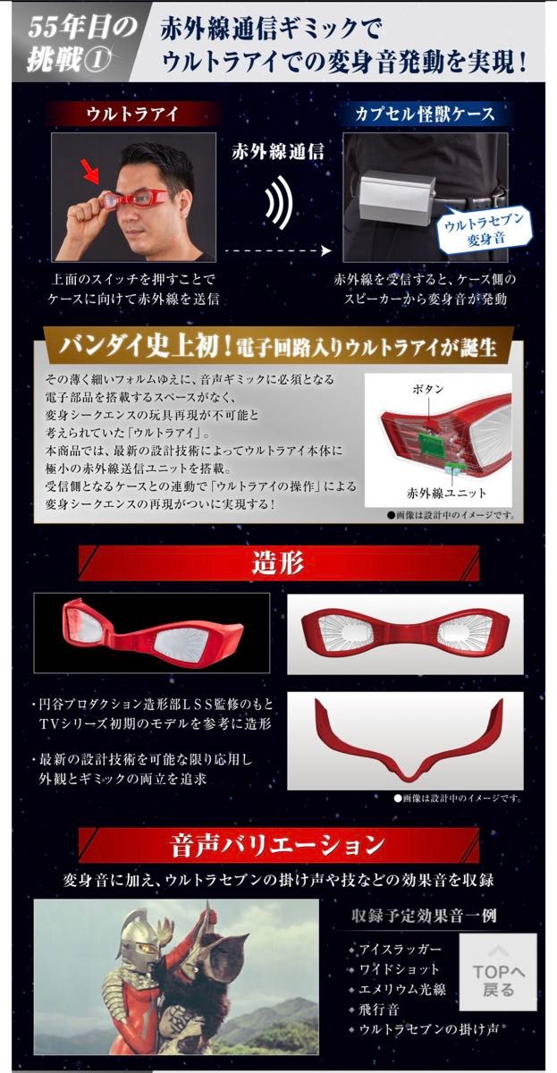 ウルトラレプリカ ウルトラセブン 55th Anniversary Set 未開封