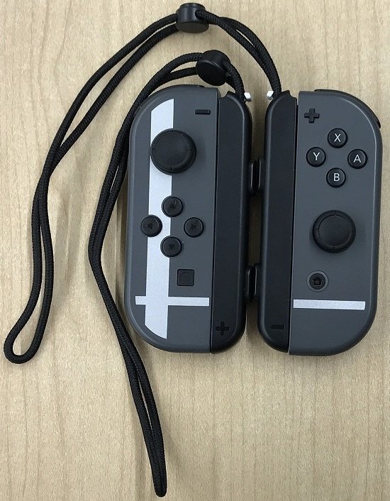 ●U◆ニンテンドースイッチ◆NintendoSwitch◆Joy-Con (L) / (R)グレー（大乱闘スマッシュブラザーズ仕様）　動作品_画像1