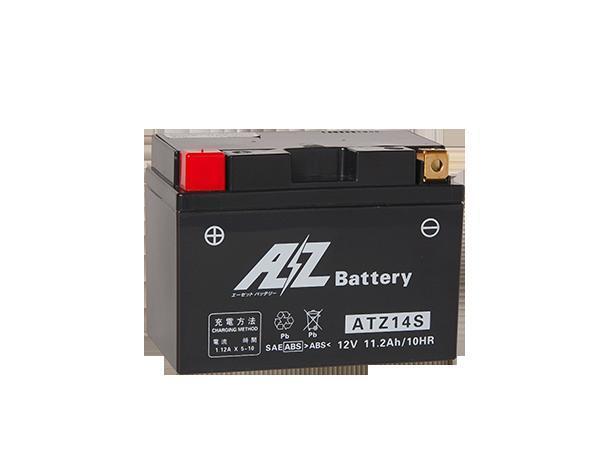 CBR1100XX バッテリー AZバッテリー ATZ14S AZ MCバッテリー 液入充電済 AZバッテリー atz14s_画像1