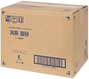 [Amazonブランド] Wag 消臭猫砂 鉱物 (段ボール包装) 猫用 5L×4袋_画像2
