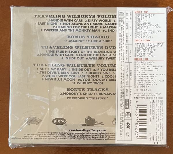 THE TRAVELING WILBURYS Collection トラヴェリング・ウィルベリーズ・コレクション (2CD+1DVD) 日本盤_画像2