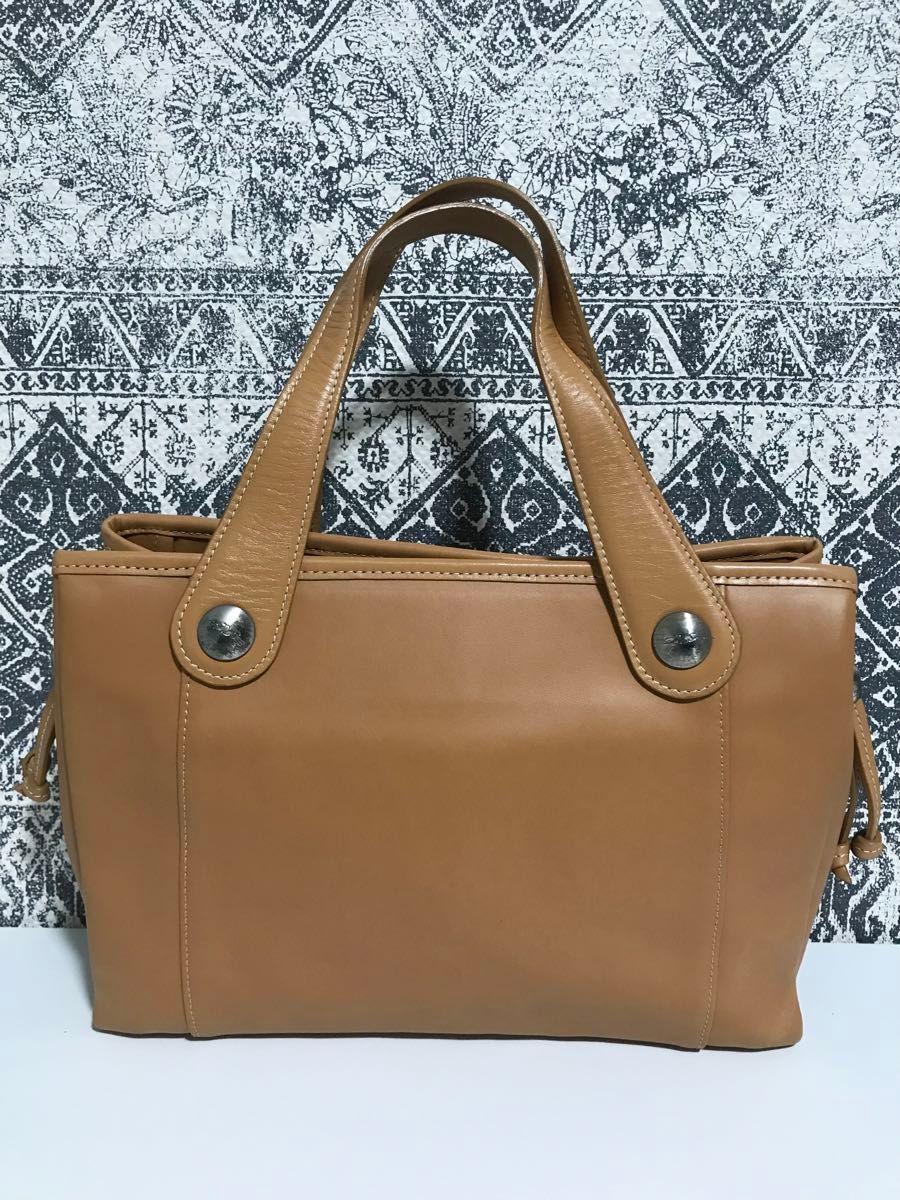 【中古品】LONGCHAMP ロンシャン レザー ハンドバッグ トートバッグ