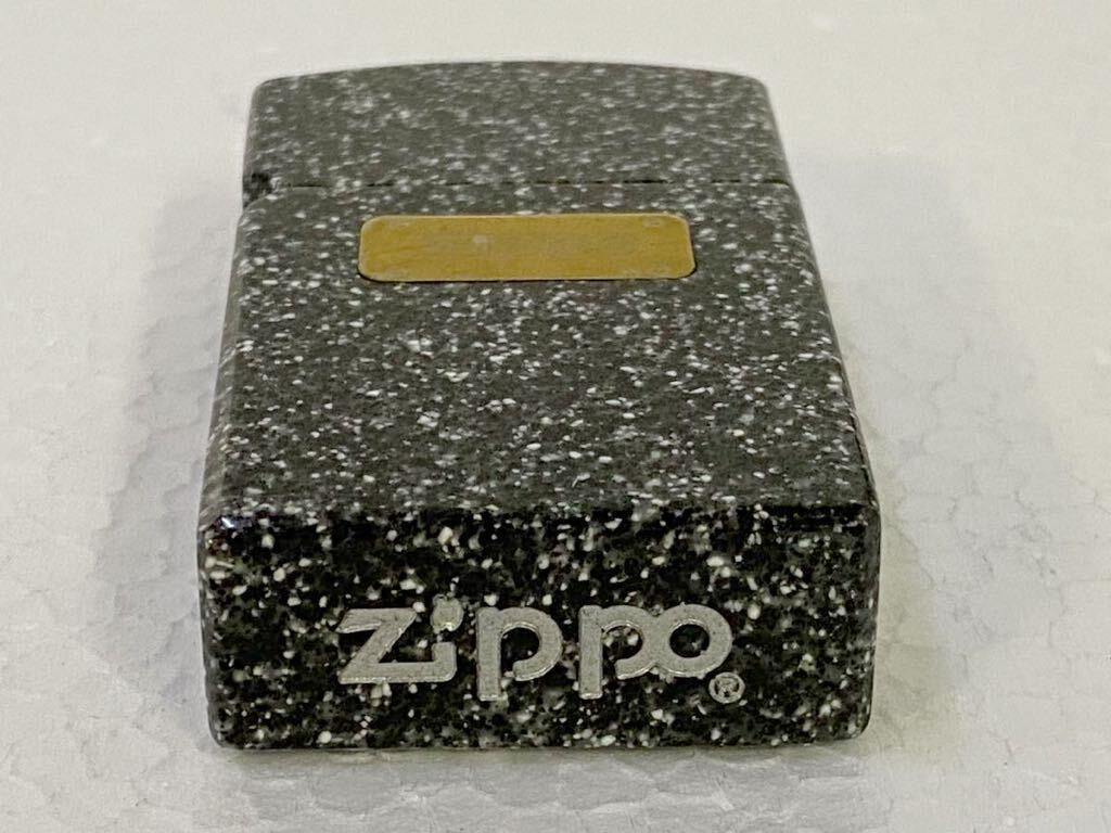 サ6244M★ZIPPO　ジッポーライター　BLACK GRANITE CASE　花崗岩　黒御影石　SLIM　スリムケース　1992年製　未使用品★_画像4