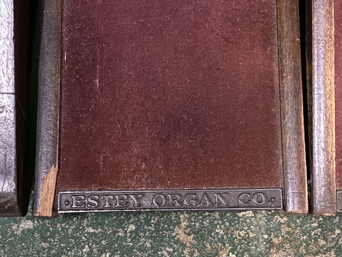 フ6135M★アンティーク　オルガン　Estey Organ　brattleboro　椅子付き　インテリア・ディスプレイに　ジャンク★引き取り希望★_画像4