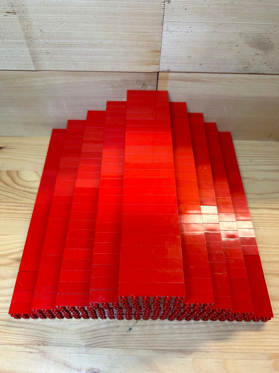 【今だけこのお値段】LEGO レゴブロック　バケツ基本パーツ赤色レッドセット