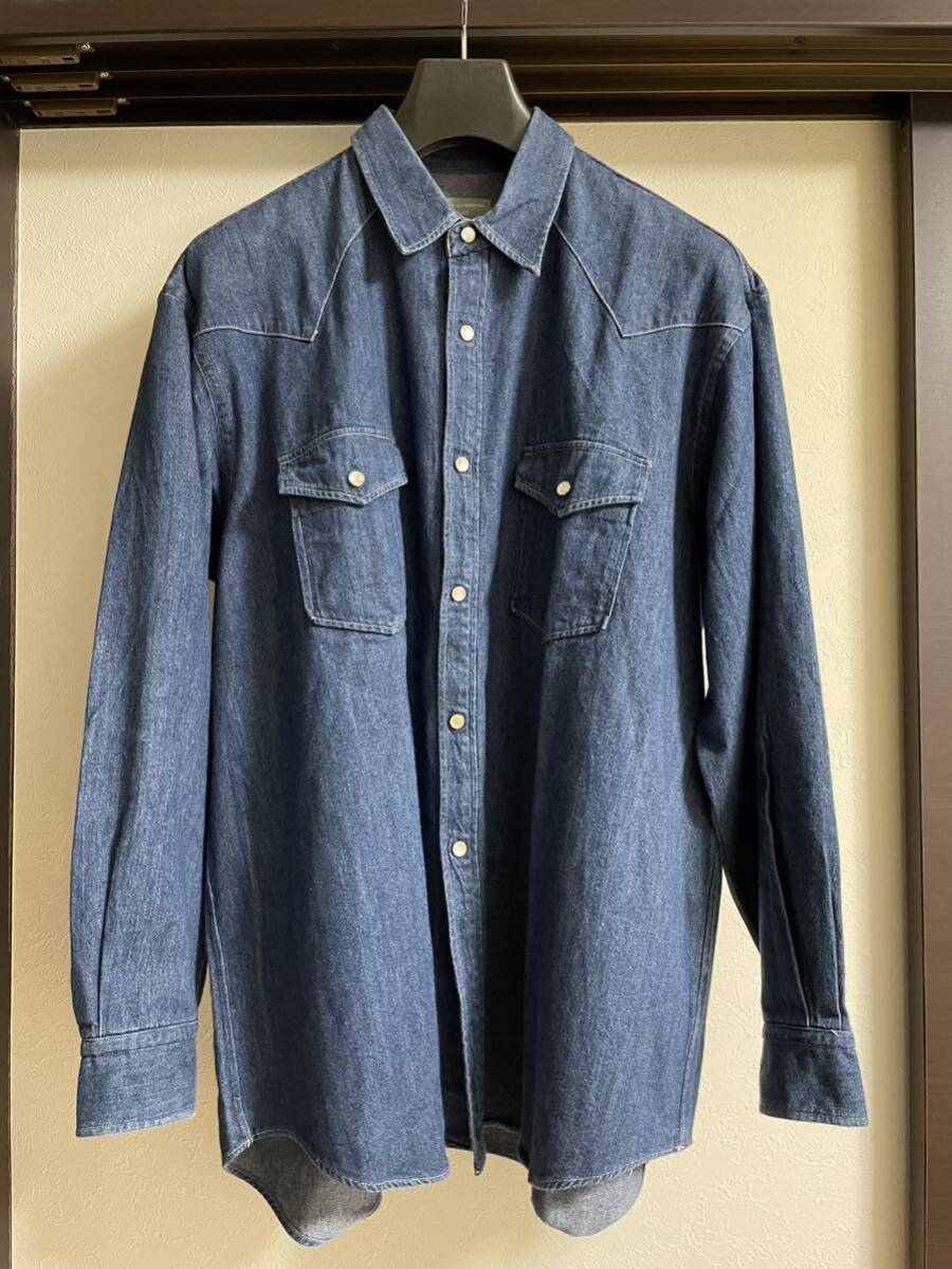 AD1993 Comme des Garcons Homme Denim shirt indigo 