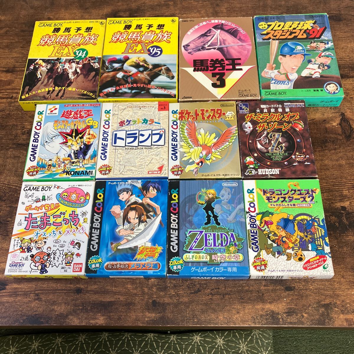 ゲームボーイソフト箱説付き12本セット 任天堂 GAMEBOY GB レアありの画像1