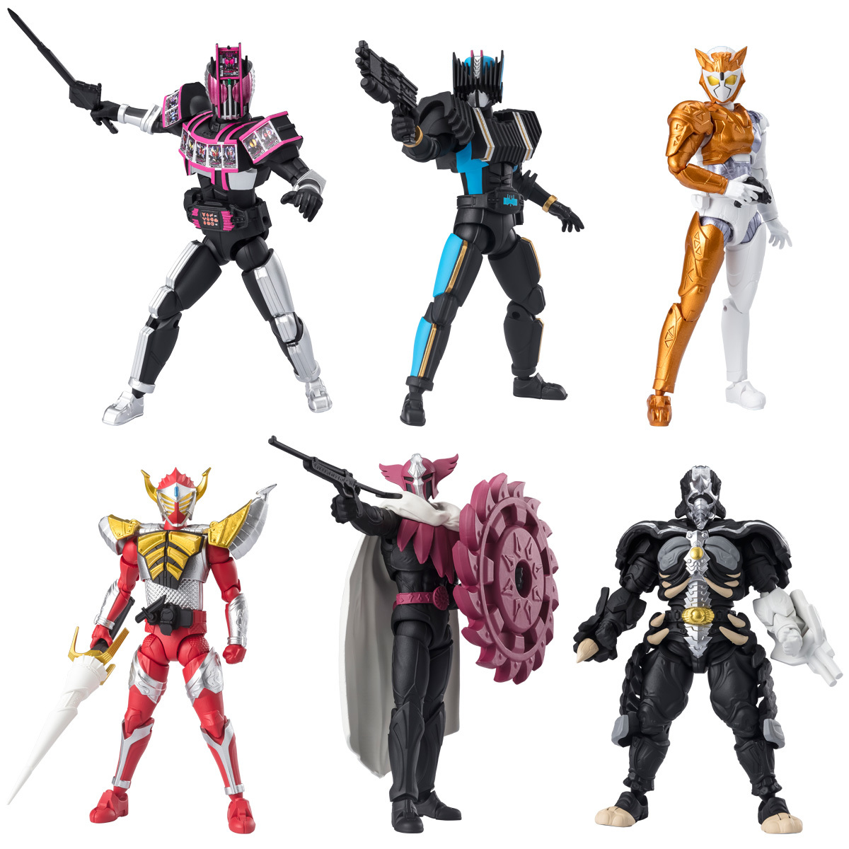 掌動ーXX(ダブルクロス) 仮面ライダー7 全7種セット - 仮面 掌動ーXX(ダブルクロス) 仮面ライダー7 全7種セット - 仮面