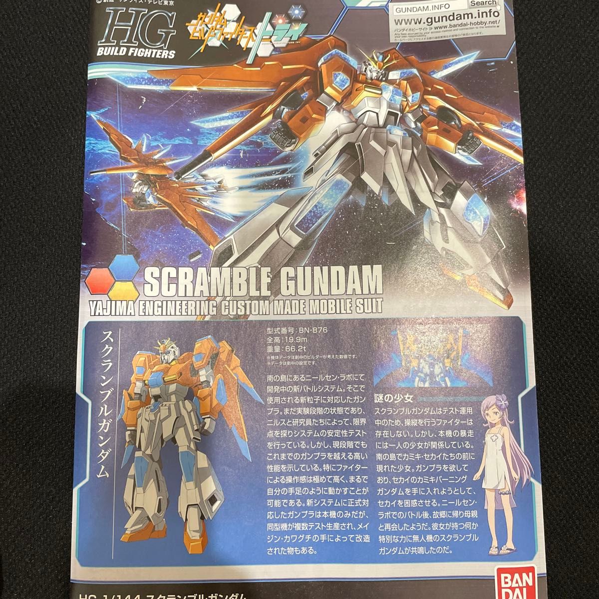 早割クーポン！ HG スクランブルガンダム[プラフスキーパーティクルクリア 1/144 模型+プラモデル