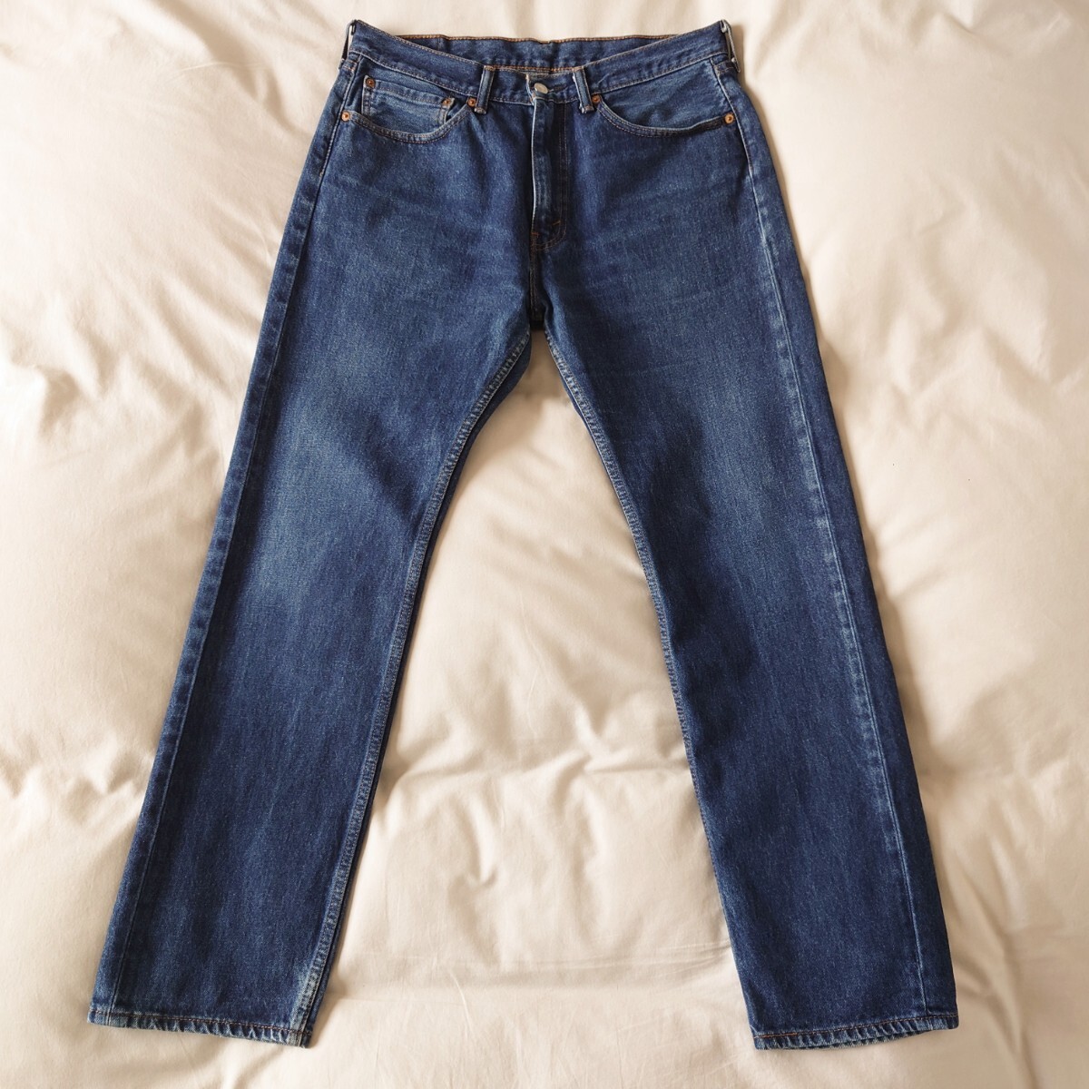 2013年製 Levi's 505濃紺ジーンズ/デニムパンツ 古着/W34L32【YLV2072】_画像3