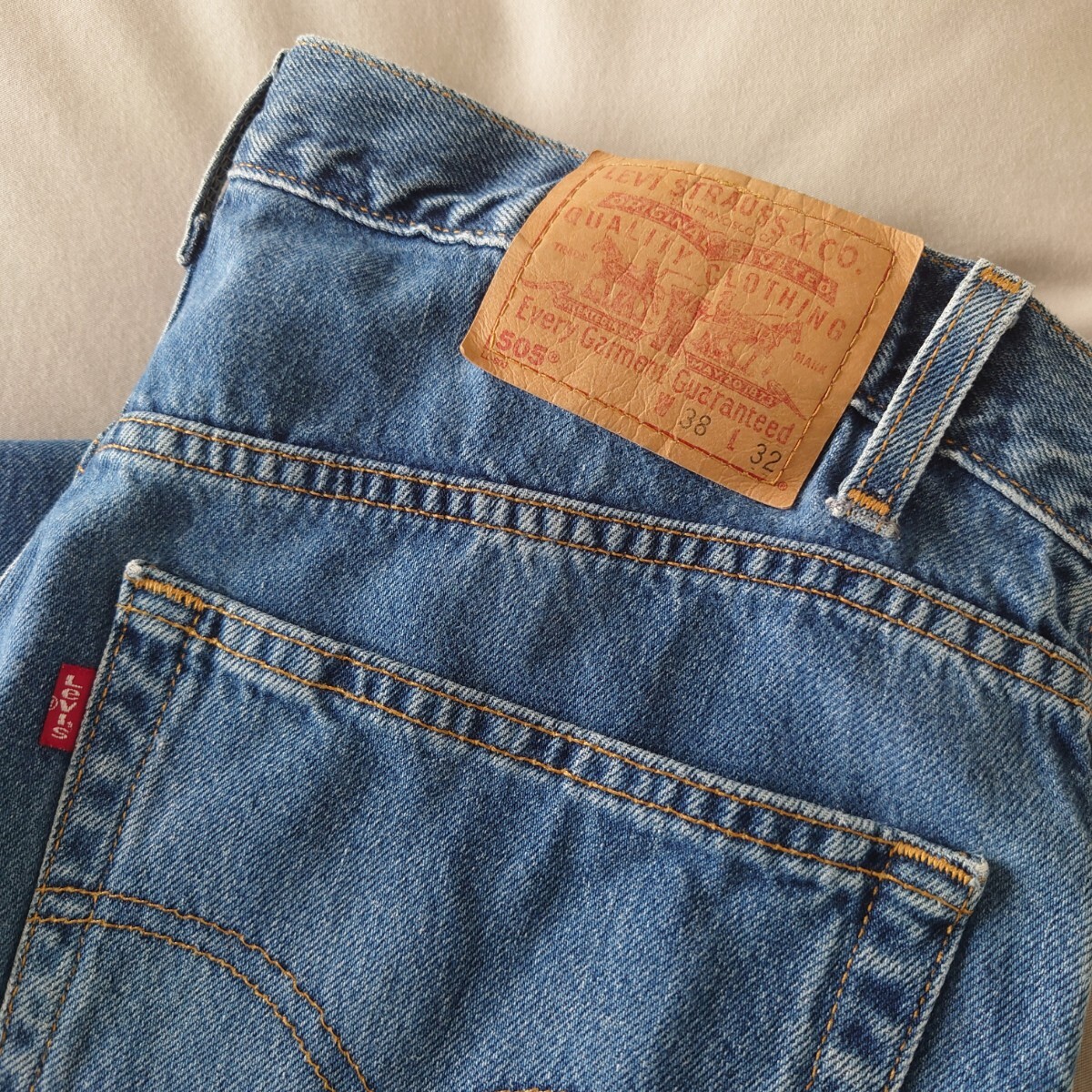 2002年製造 Levi's 505ジーンズ/デニムパンツ 古着/W38L32【YLV2113】_画像2