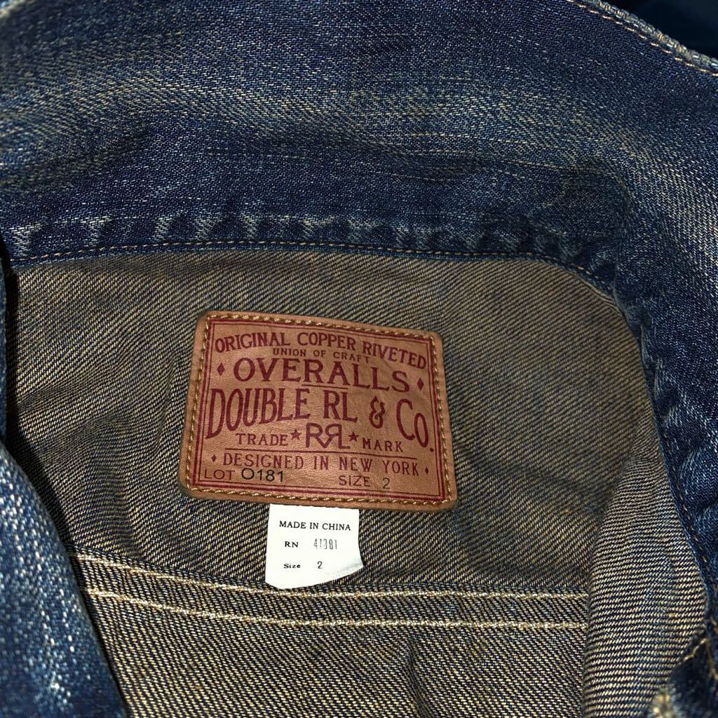 RRL ジージャン 2nd O181 size2 ヴィンテージ加工_画像3