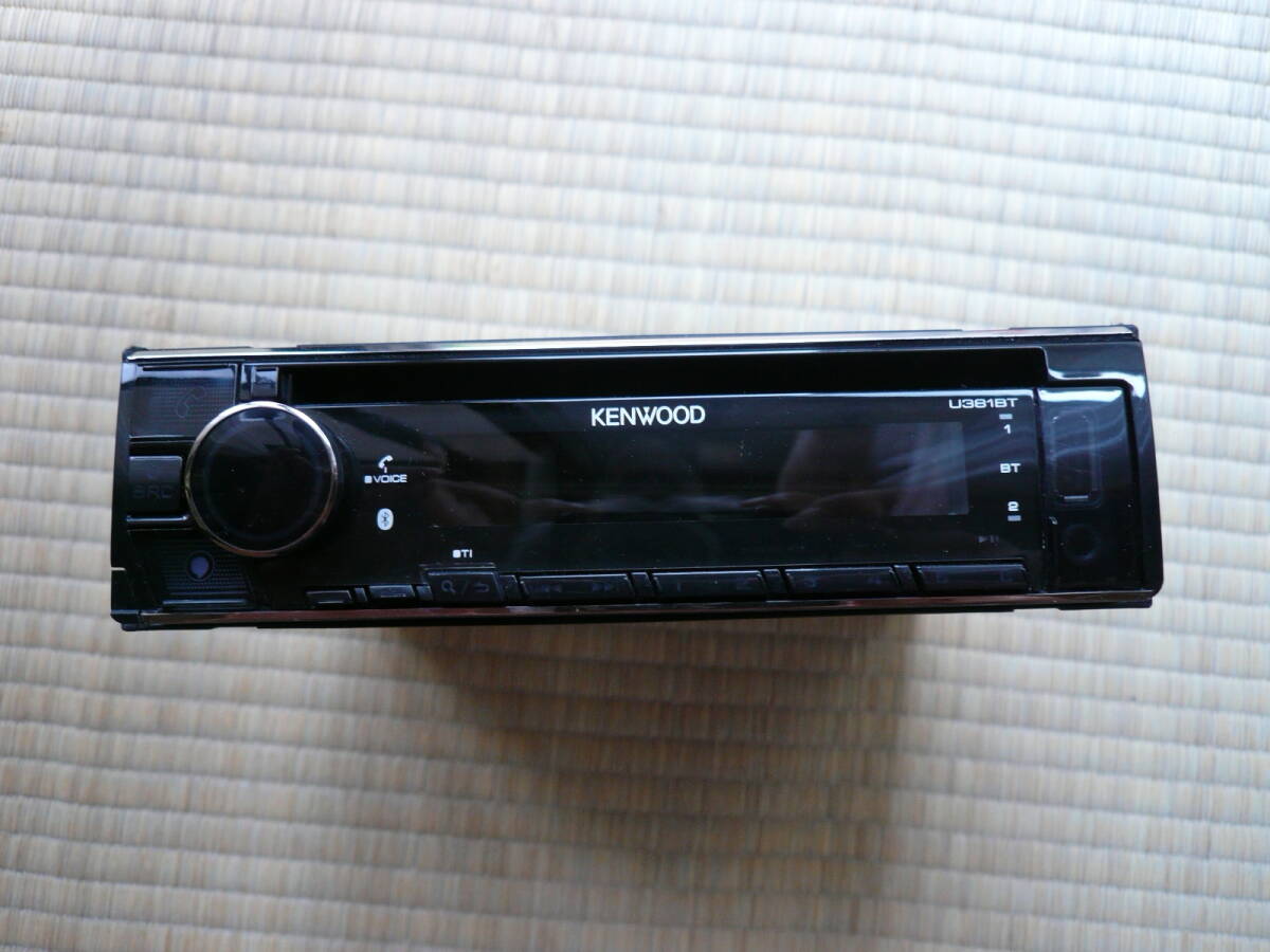 ケンウッド KENWOOD U381BT CD USB Bluetooth iPod/iPhone対応 1DIN の画像2