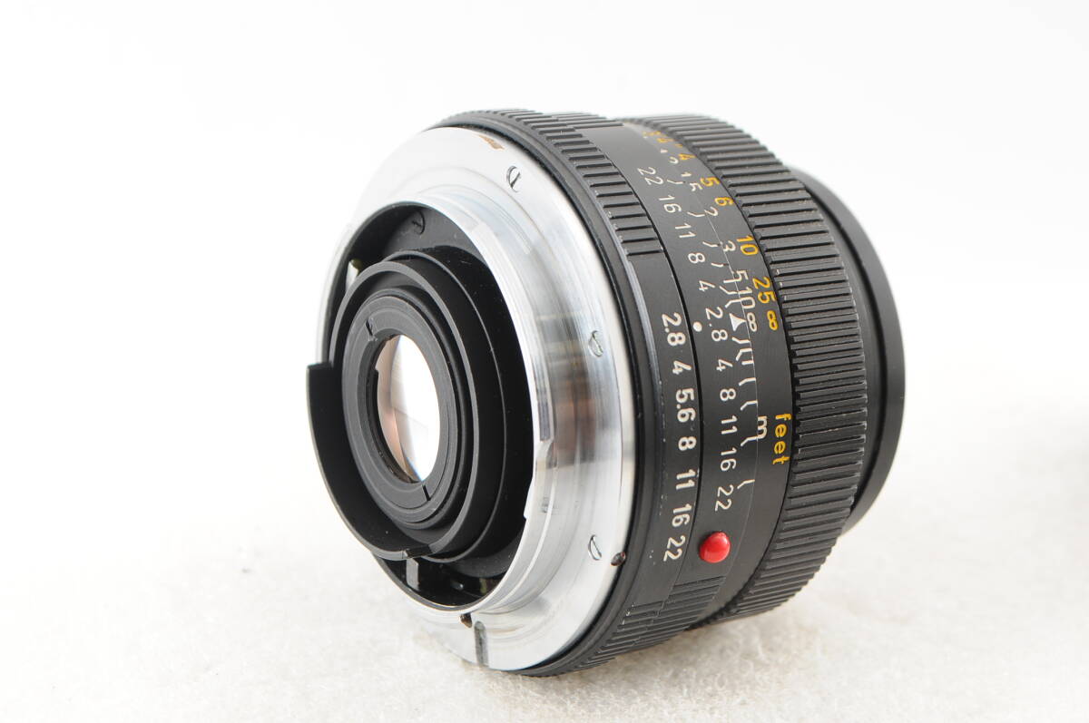 ★極美品★ Leica ライカ ELMARIT-R エルマリート 35mm F2.8 2カム 付属品 ★清潔感溢れる綺麗な外観! カビ・クモリ・キズなし! 完動品!_画像2