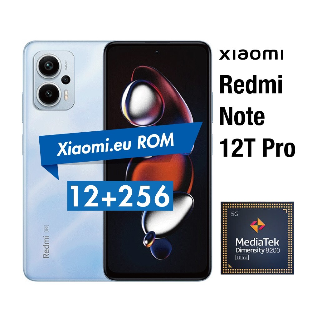 未使用】Redmi Note 12T Pro 12G/256G ブルー Xiaomi.eu ROM 未使用】Redmi Note 12T Pro 12G/256G ブルー Xiaomi.eu ROM