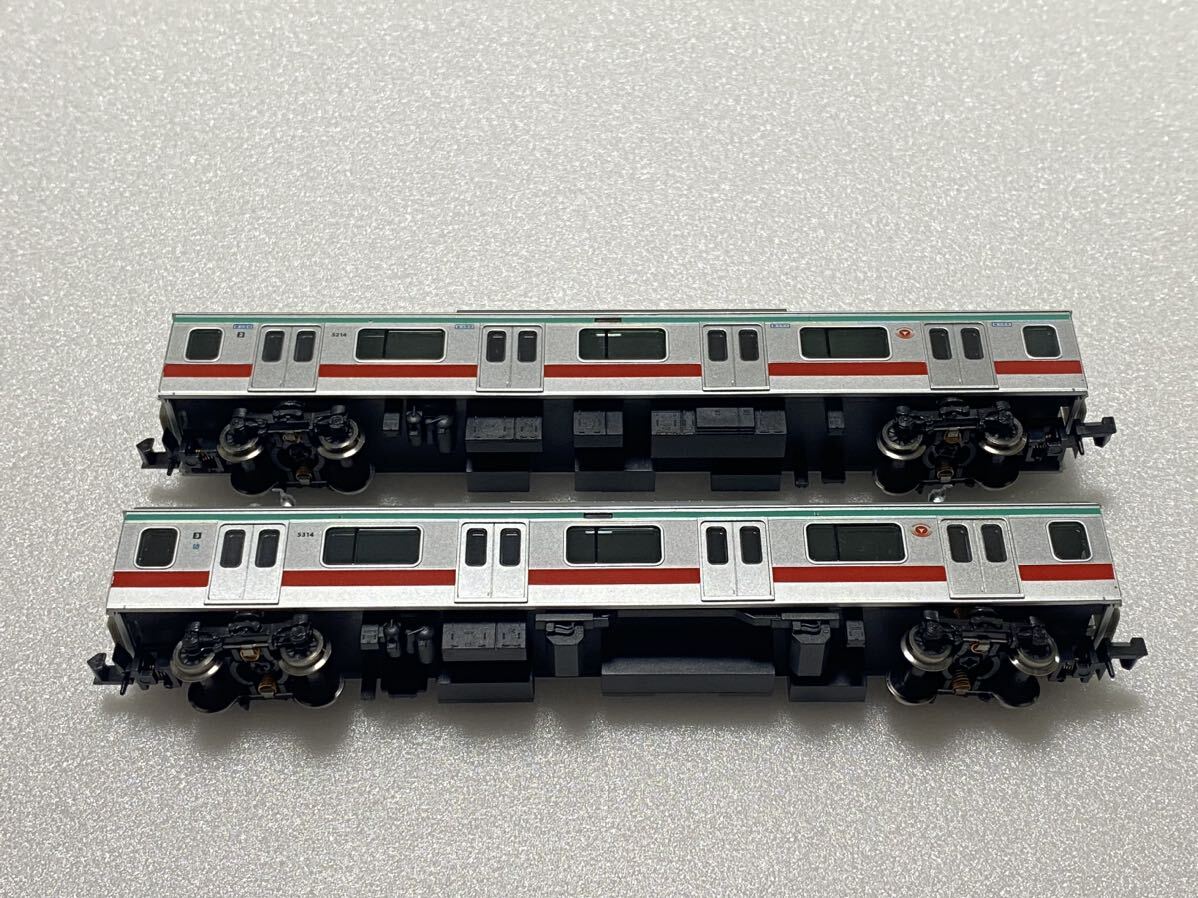 【中古品】マイクロエース A7862 東急5000系 6次車 偶数編成 6扉車増強編成 増結セット より　中間車（4ドア車）5214+5314 2両セット_画像2