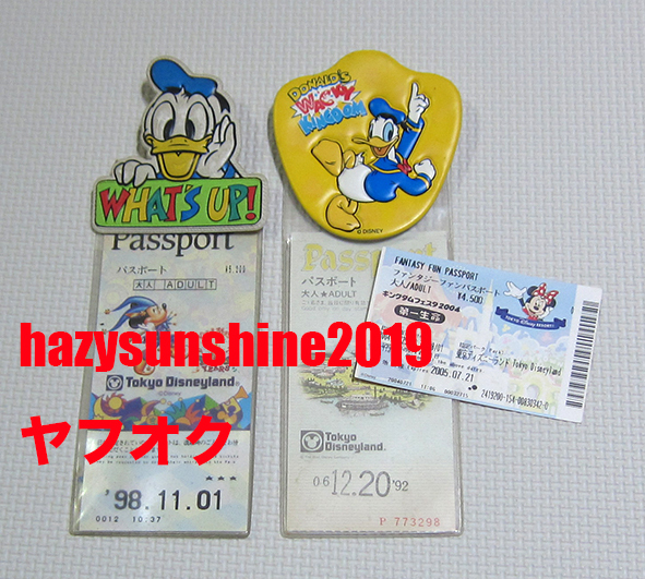 ディズニーランド TOKYO DISNEYLAND 東京 チケットホルダー TICKET PASSPORT パスポート ドナルドダック ワッキーキングダム_画像1