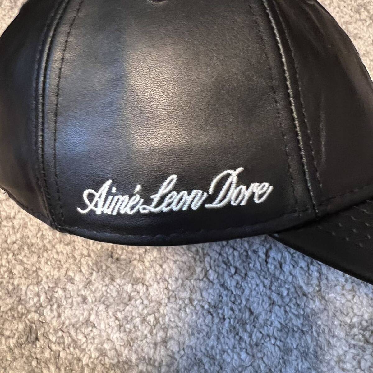 Aime Leon Dore New Era Yankees Leather Ballpark Hat エメレオンドレ ニューエラ レザーキャップ_画像2