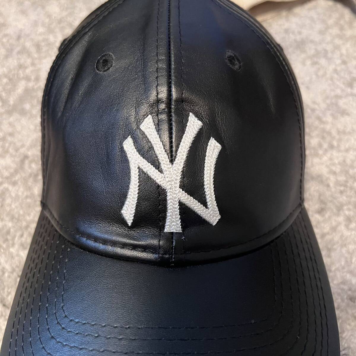 Aime Leon Dore New Era Yankees Leather Ballpark Hat エメレオンドレ ニューエラ レザーキャップ_画像3