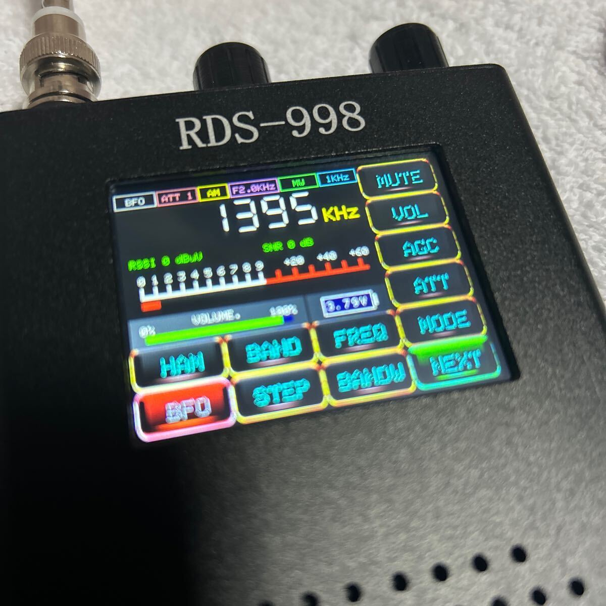 Hugeek タッチスクリーン受信機 RDS-998 FM/MW/LW/SW/SSB(USB/LSB)/CW_画像8