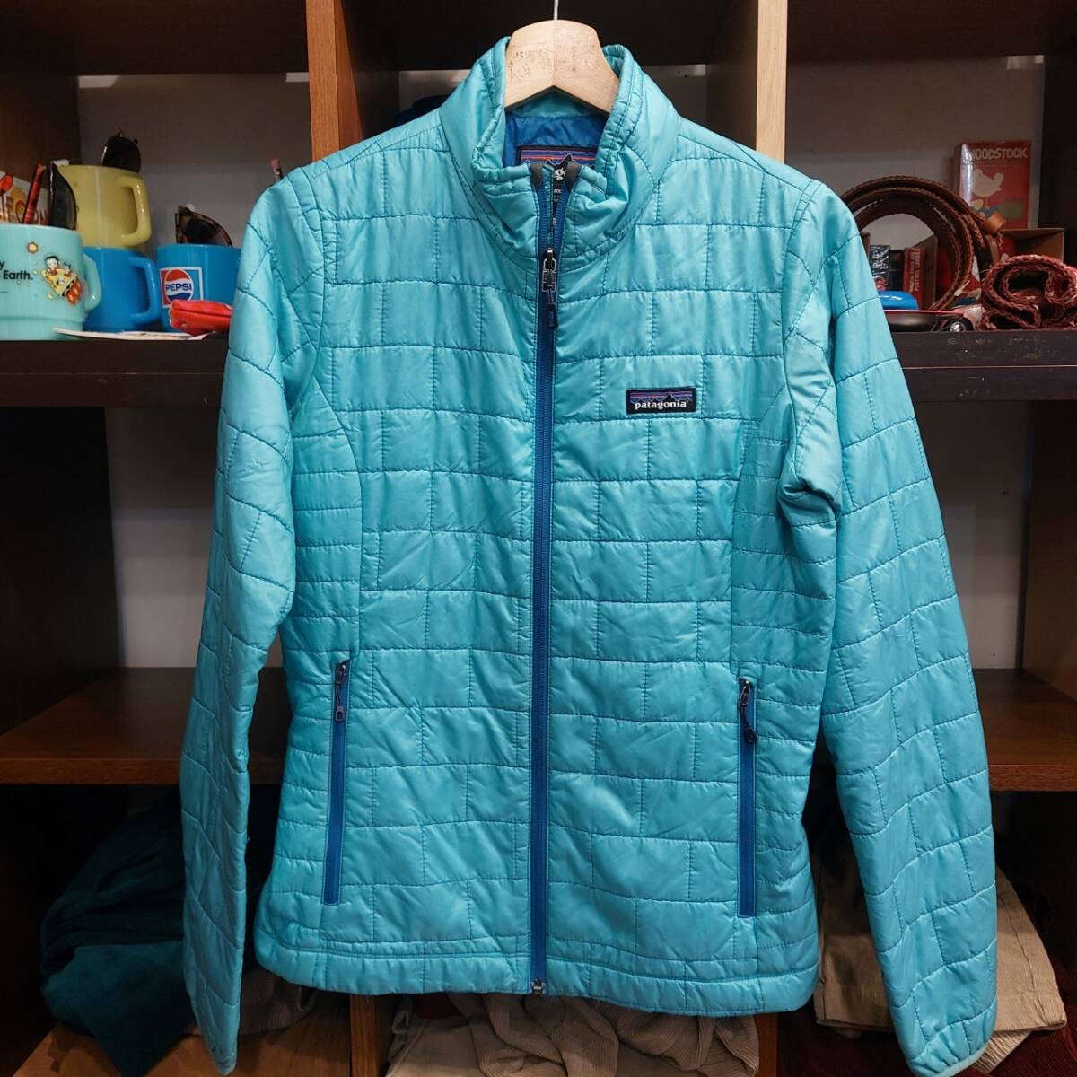 patagonia パタゴニア PRIMALOFT プリマロフト ナノパフジャケット グリーン レディースサイズS アウトドア STY84216 06C2308 の画像1