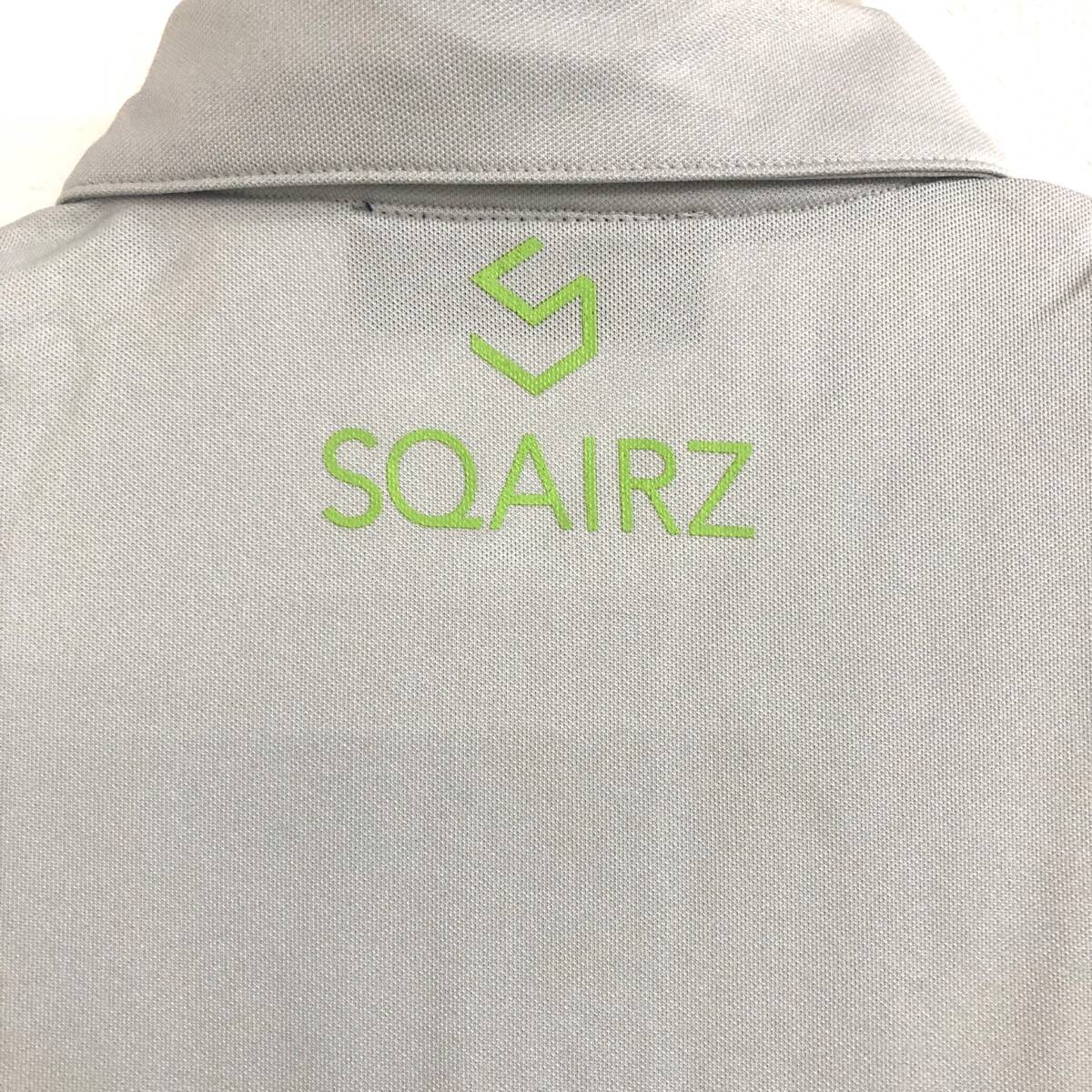 未使用品【送料無料】SQAIRZ　ゴルフ ウエア　半袖 ポロシャツ　薄緑　サイズL　稀少！_画像4