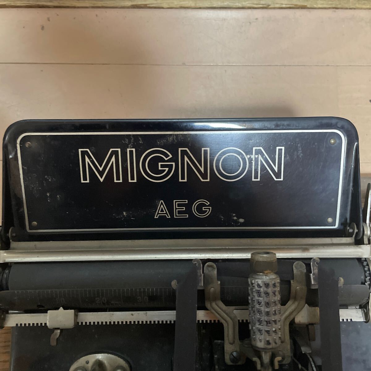 ヴィンテージ タイプライター 独MIGNON 100年前 超レアの画像10