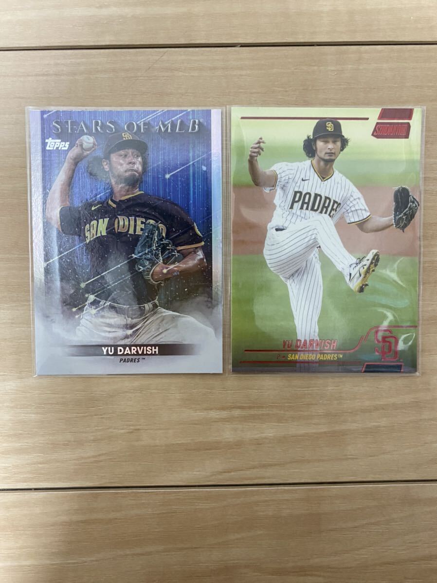 TOPPS 2022 ダルビッシュ有　stadium club red foil 、stars of mlb インサート2枚セット　パドレス　San Diego Padres_画像1