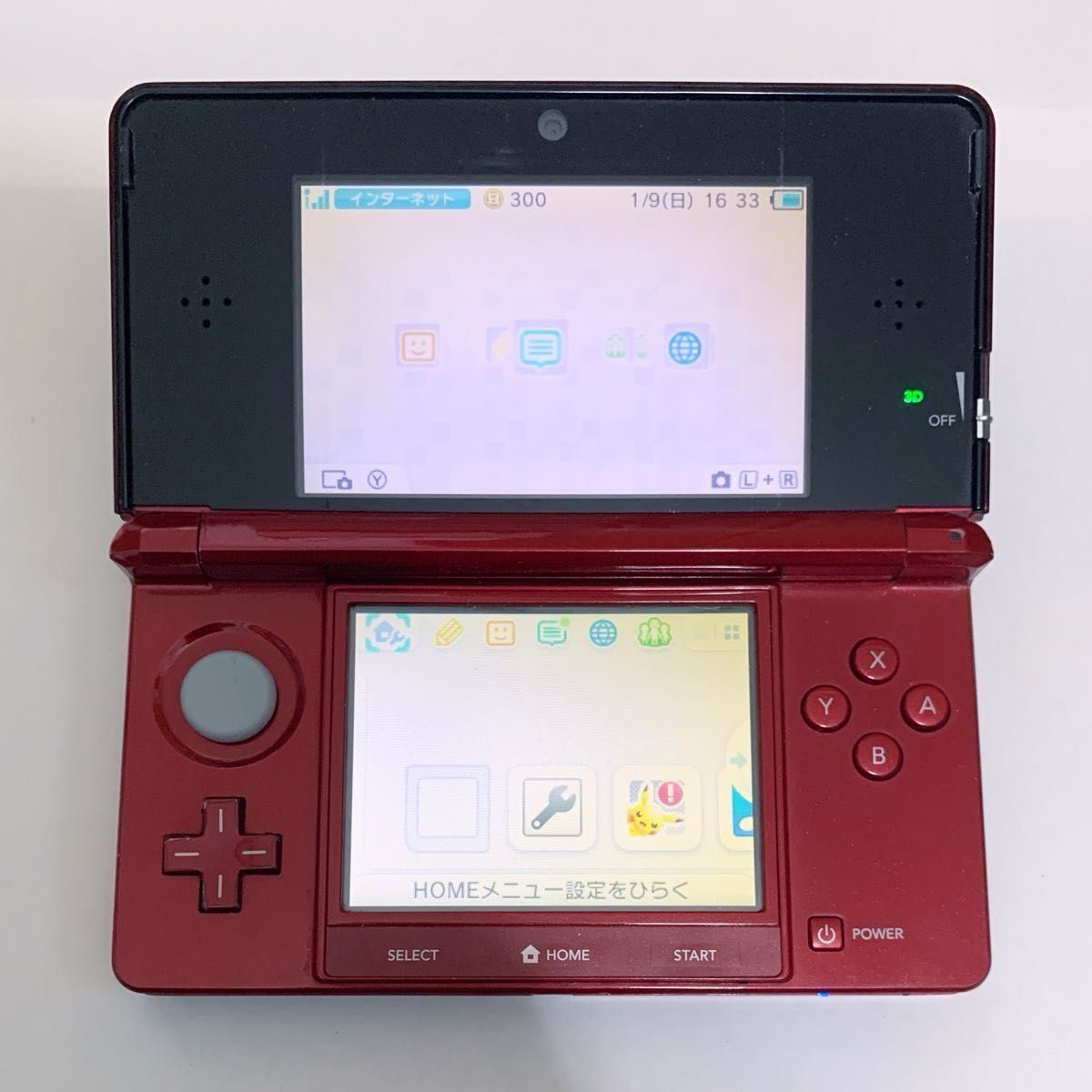 動作確認済み Nintendo 3DS ニンテンドー3DS 本体 付属品 ポーチ