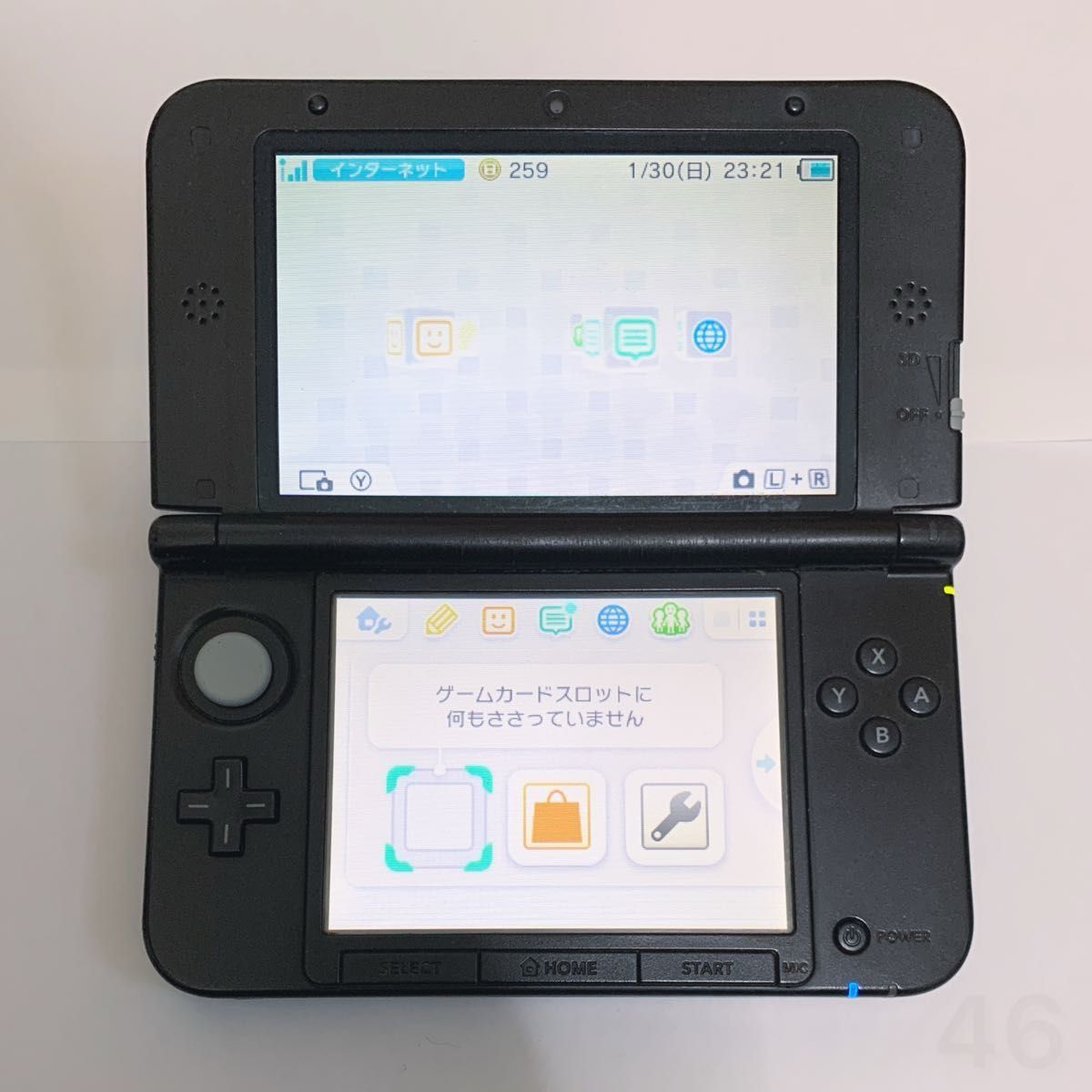正常動作品 Nintendo 3DS LL ニンテンドー3DSLL 本体 付属品 ケース