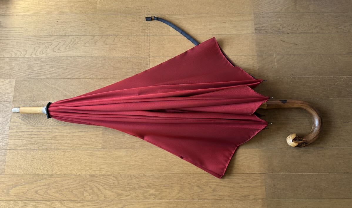 未使用 マリア フランチェスコ Maglia Francesco 長傘 イタリア製　赤　紺_画像6