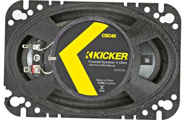 正規輸入品 KICKER キッカー 10×16cm 楕円形 同軸 コアキシャル 2way スピーカー CSC464（2本1組）の画像7