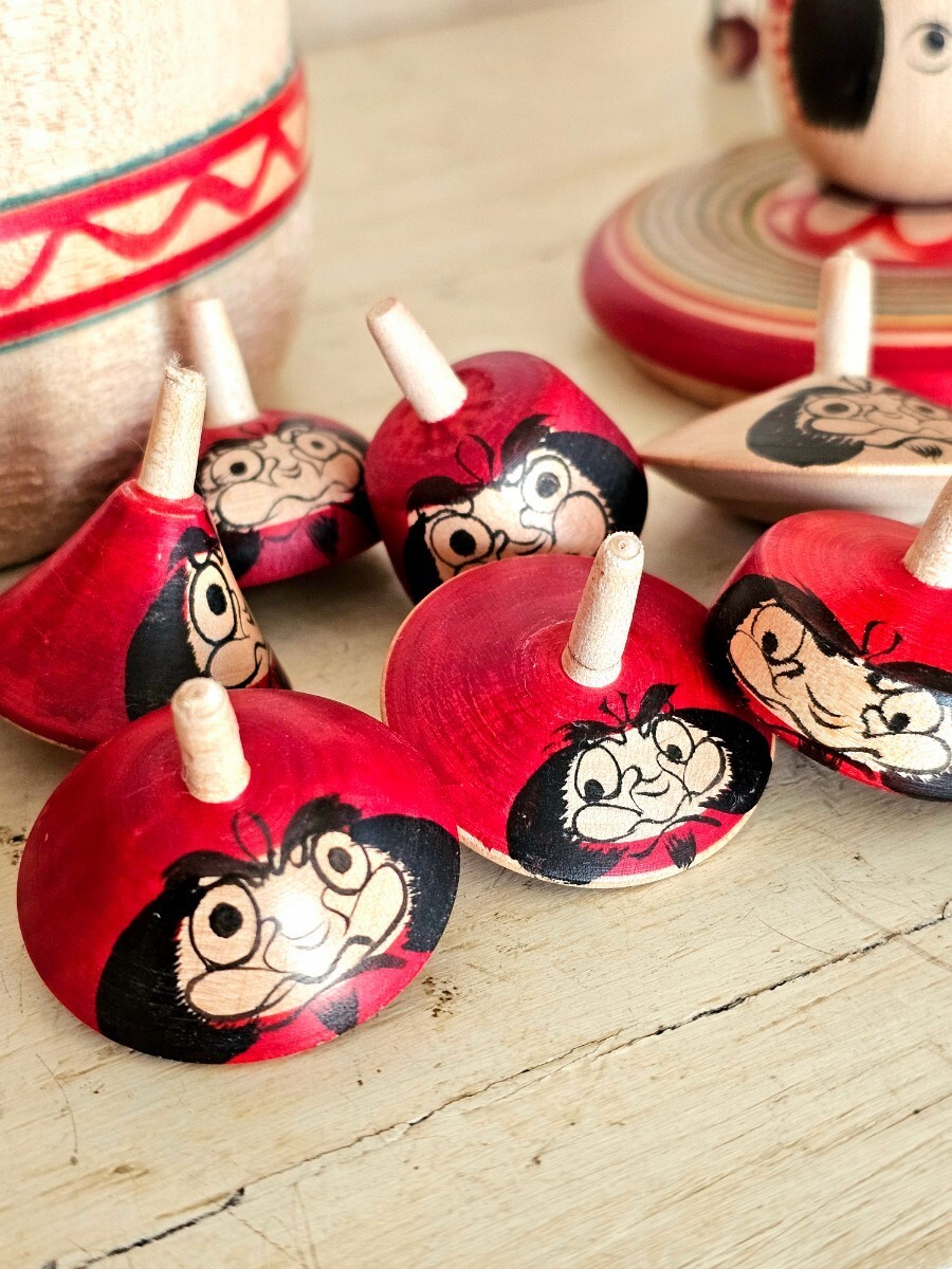 【新品】阿部進矢工人 こけし (木地玩具) 阿部進矢の木地玩具『だだっ子』 | 象々の郷土玩具