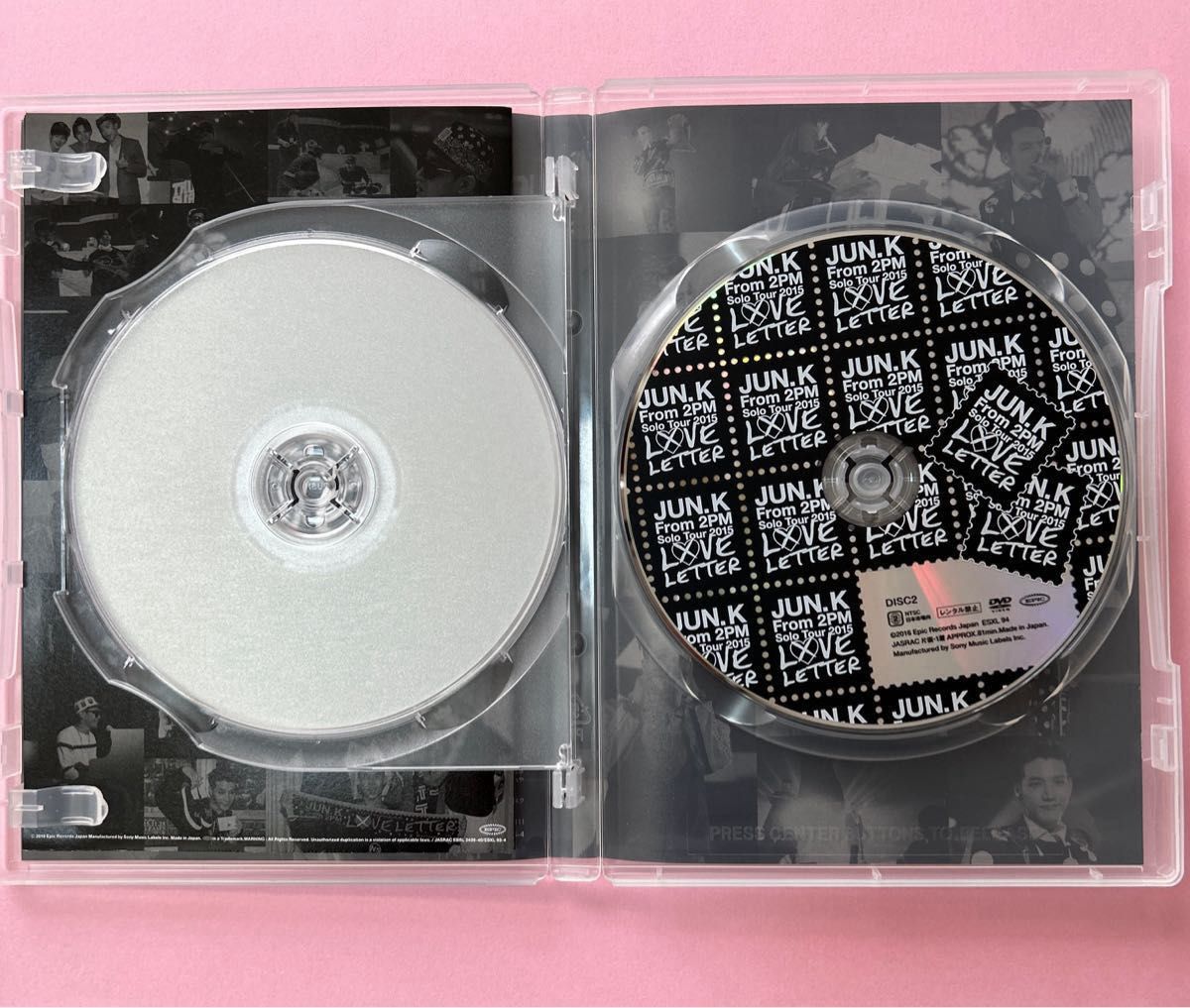 2PM Jun.K ジュンケイ ソロツアー2015『LOVE LETTER』Blu-ray 初回生産限定盤 おまけ付き