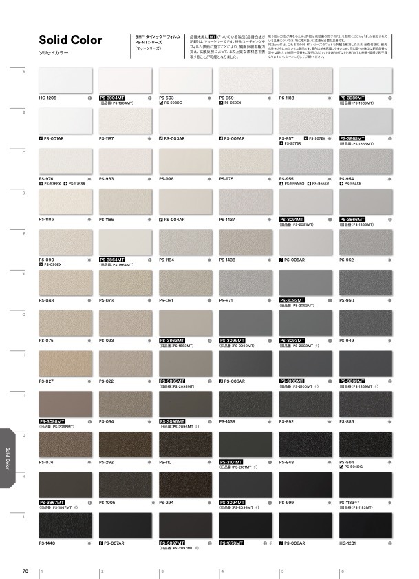 ３Ｍ(TM) ダイノックフィルム ソリッドカラー単色  PS-983 白系 幅1m22cmx 長さ15m  画像多数あり（管理番号 568)の画像10