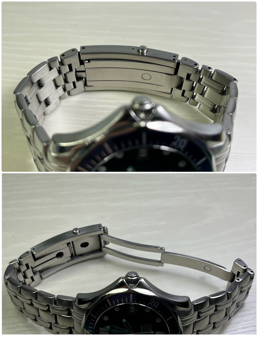 精度良好 美品 OMEGA シーマスター300 2531.80自動巻メンズ 腕時計 正規品 説明書 小冊子_画像9