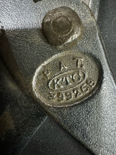 プライヤー KTC トヨタ旧ロゴ 車載工具 ビンテージ 中古の画像4