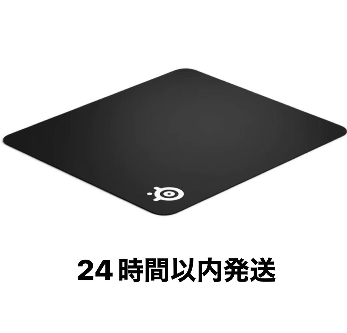 SteelSeries ゲーミングマウスパッド 大型 ノンスリップラバーベース ブラック 45cm×40cm×0.2cm QcK 