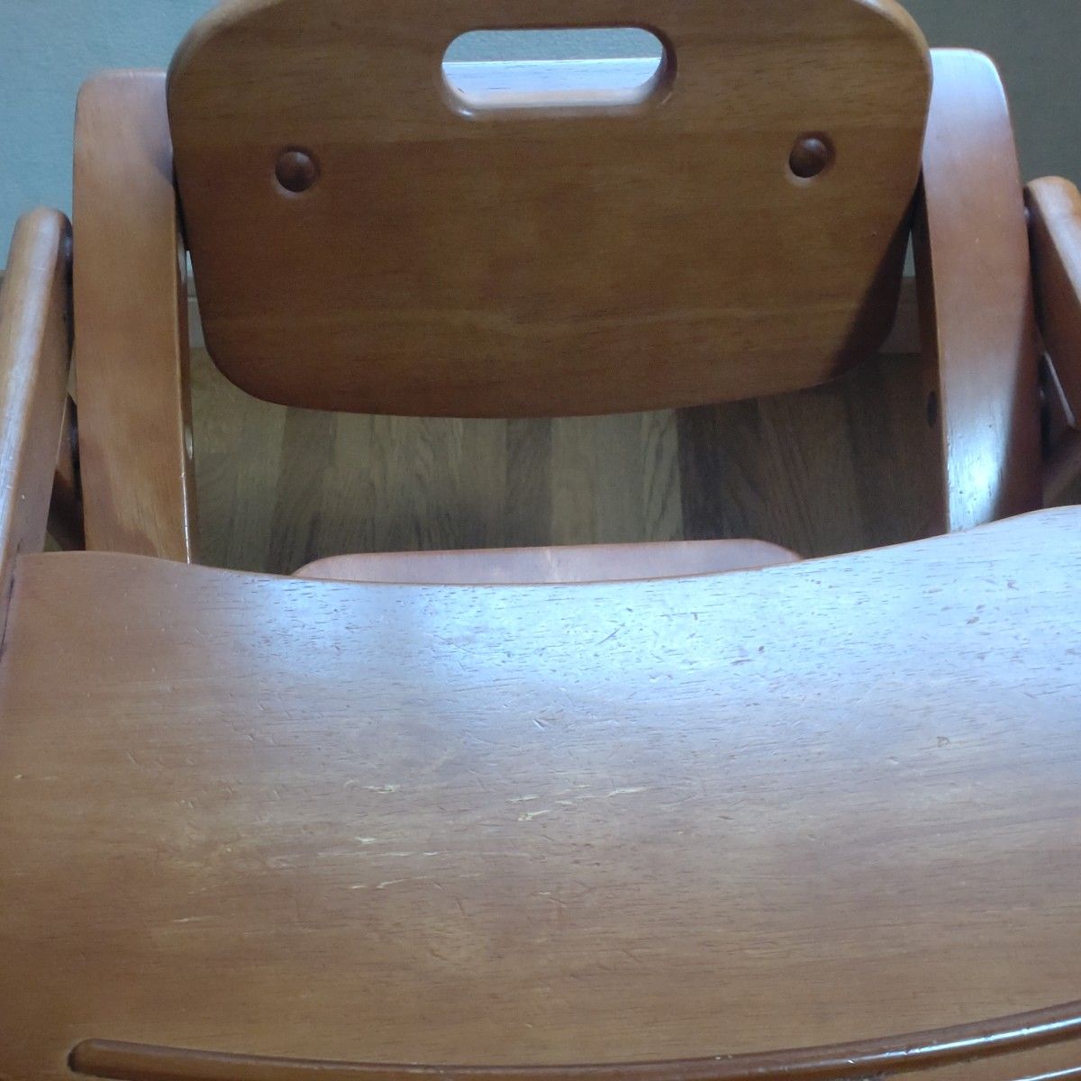 大和屋 yamatoya ベビーチェア 木製 子供椅子 取扱説明書 付