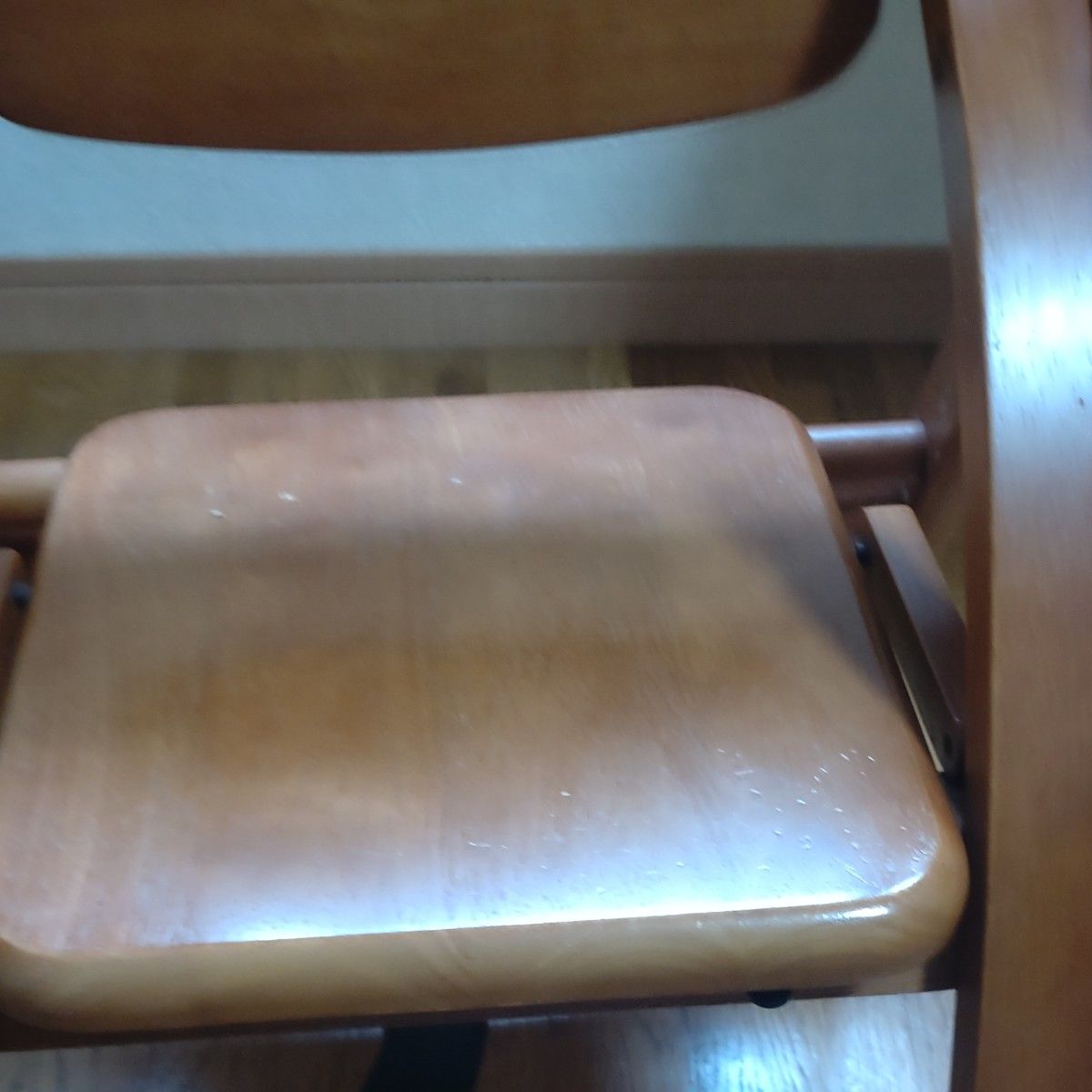 大和屋 yamatoya ベビーチェア 木製 子供椅子 取扱説明書 付