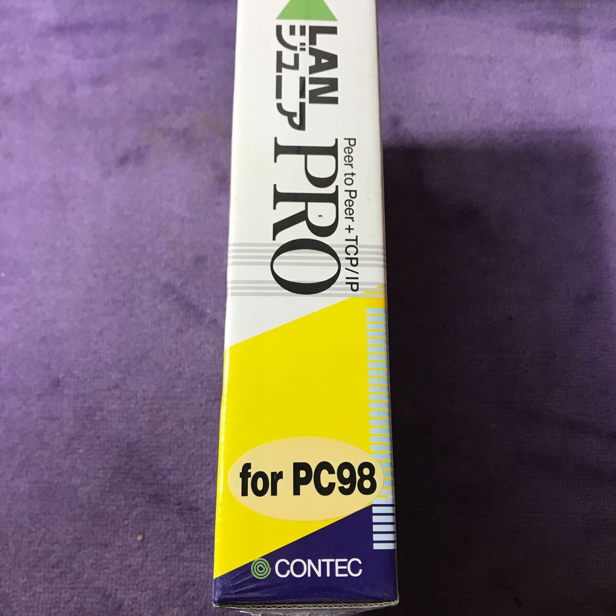 新品 未使用 未開封 LANジュニアPRO CONTEC PC-98系 Peer to Peer TCP/IP ラン ジュニア プロ for PC98 コンテック 送料無 匿名配送 レア_画像6