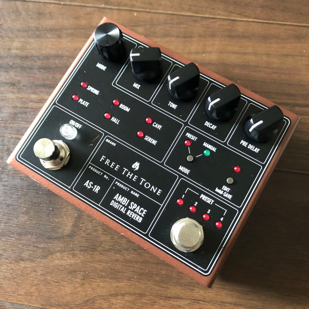 FREE THE TONE AS-1R DIGITAL REVERB