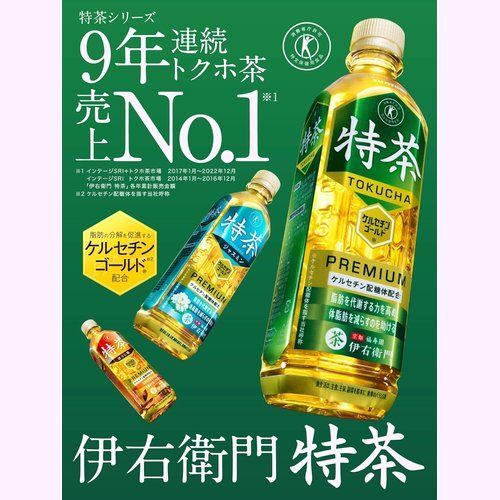 トクホサントリー 500ml×12本 お茶 特茶 伊右衛門 50_画像3