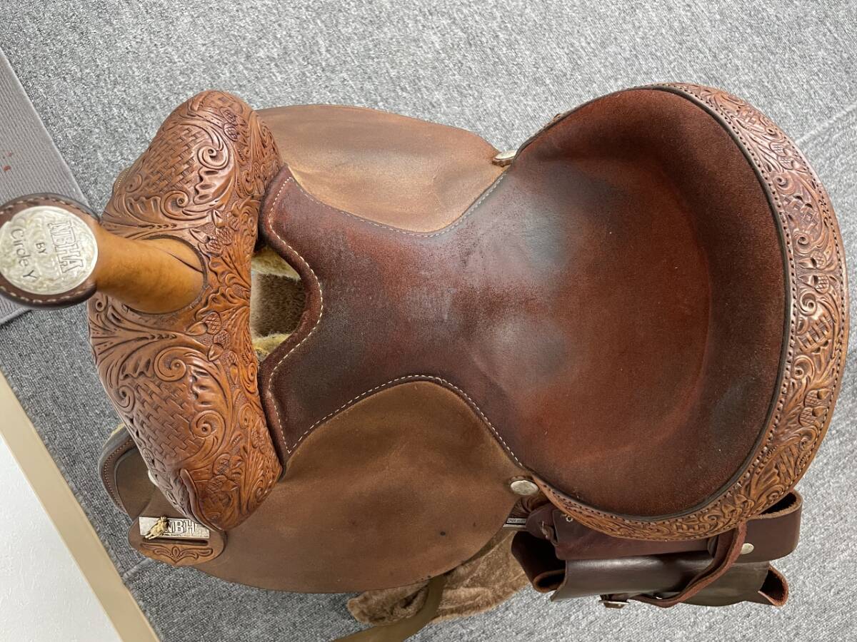 * free shipping *NBHA circle y Circle Y[ Western ] horse riding saddle 